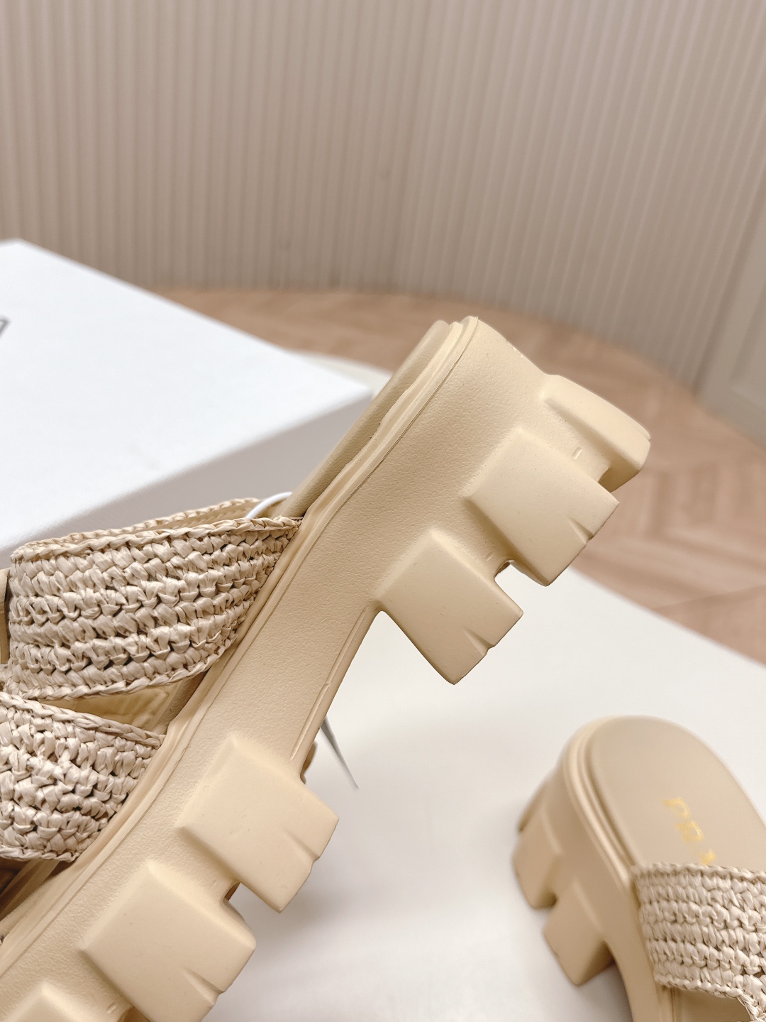 Prada Woven Raffia Slide Sandals with Chunky Rubber Sole 10 cmp i1746106551654 7347 0 8