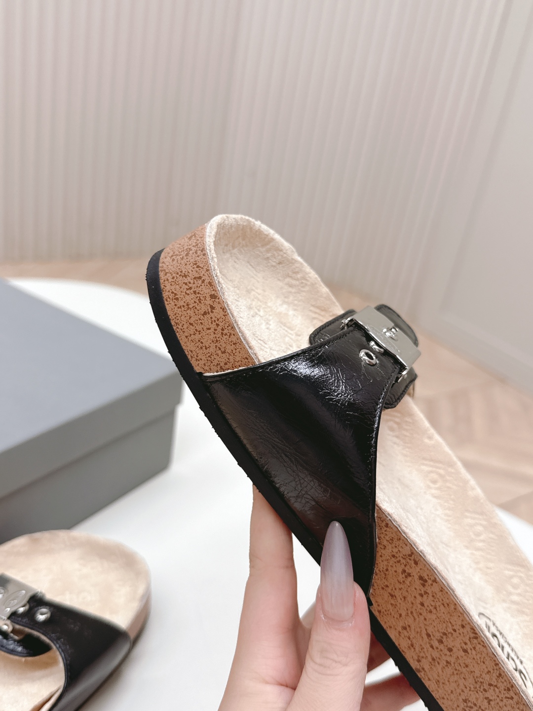 Scholl Women's Pescura Heel Sandal - Comfortable Cork Footbed Slide 7 cmp i1746108722875 3584 0 5