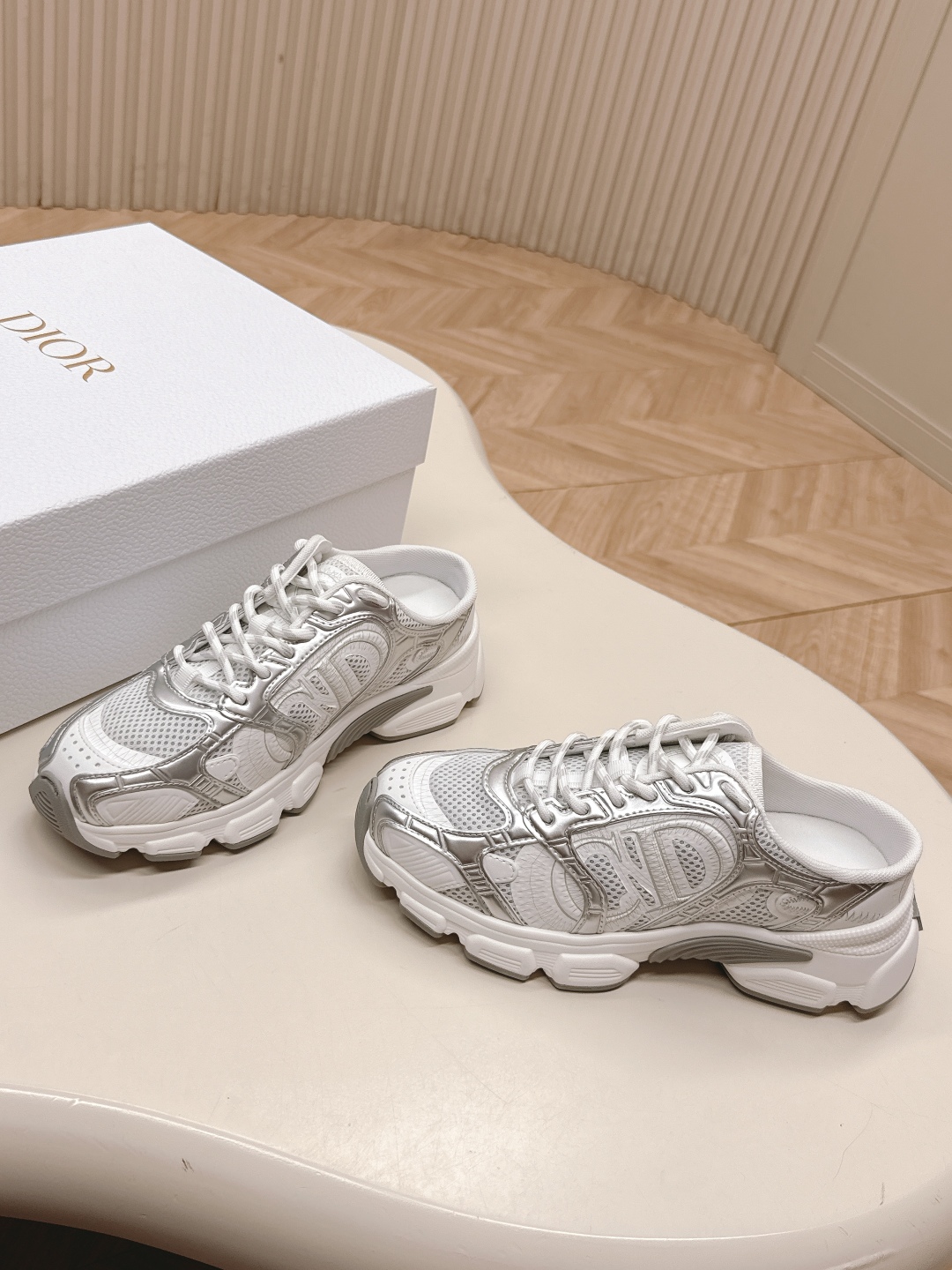 Dior Chrono Zapatillas Deportivas Mule para Hombre y Mujer, Diseño Moderno
