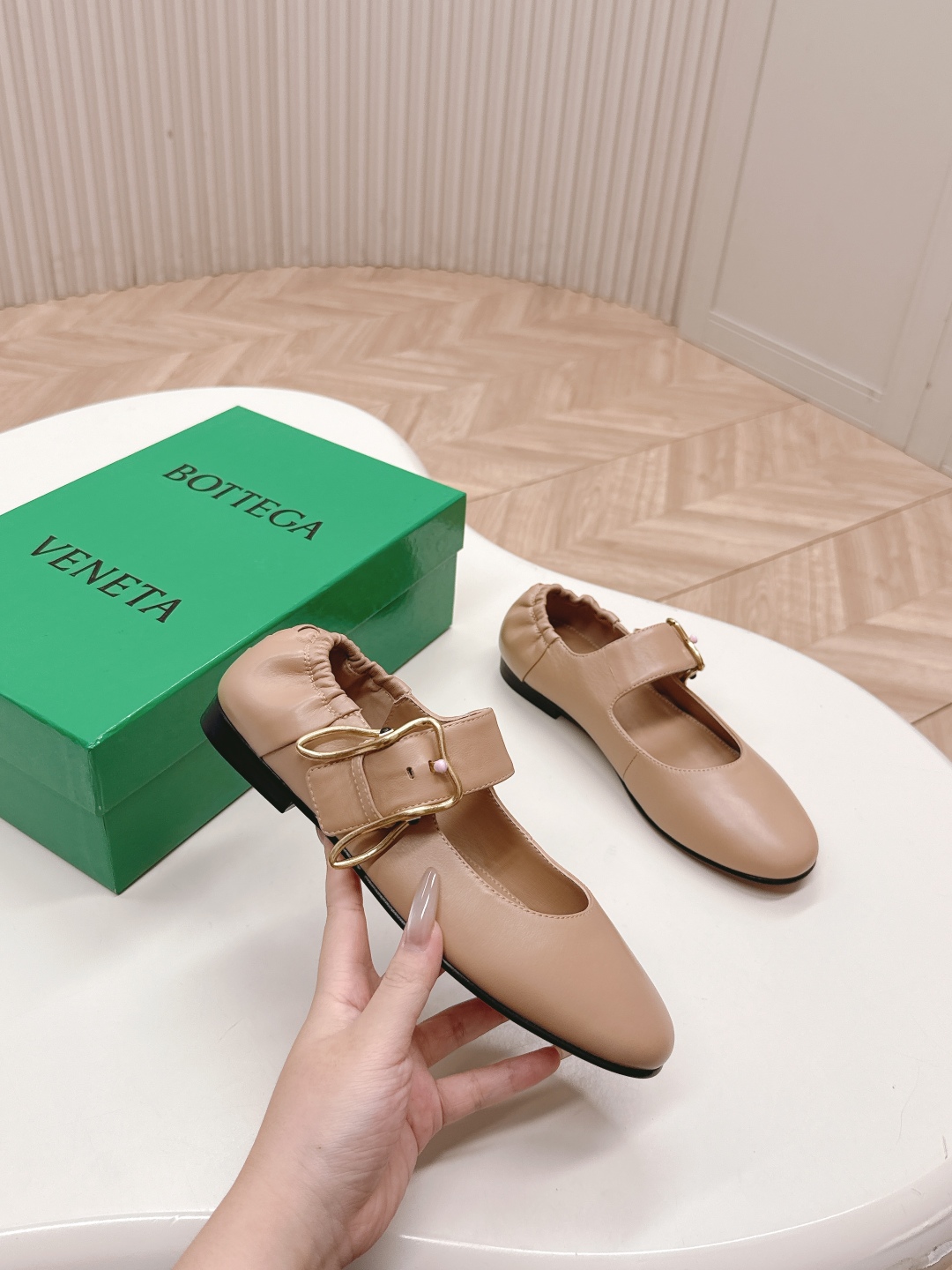 Bottega Veneta Astaire Mary Jane Ballerina Shoes with Intrecciato Detail 5 cmp a1749643539215 1202