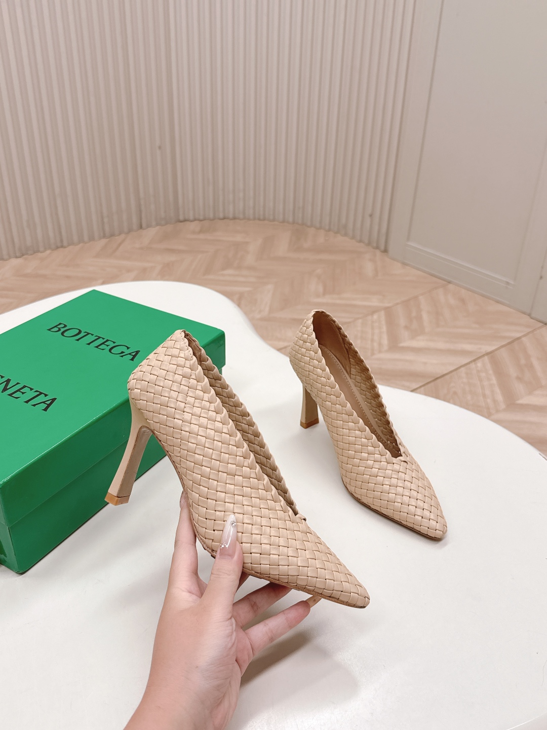Hand-Woven Leather Shoes: BV2025 Series with Italian Leather Bottoms and High-End Comforts - 图片 5