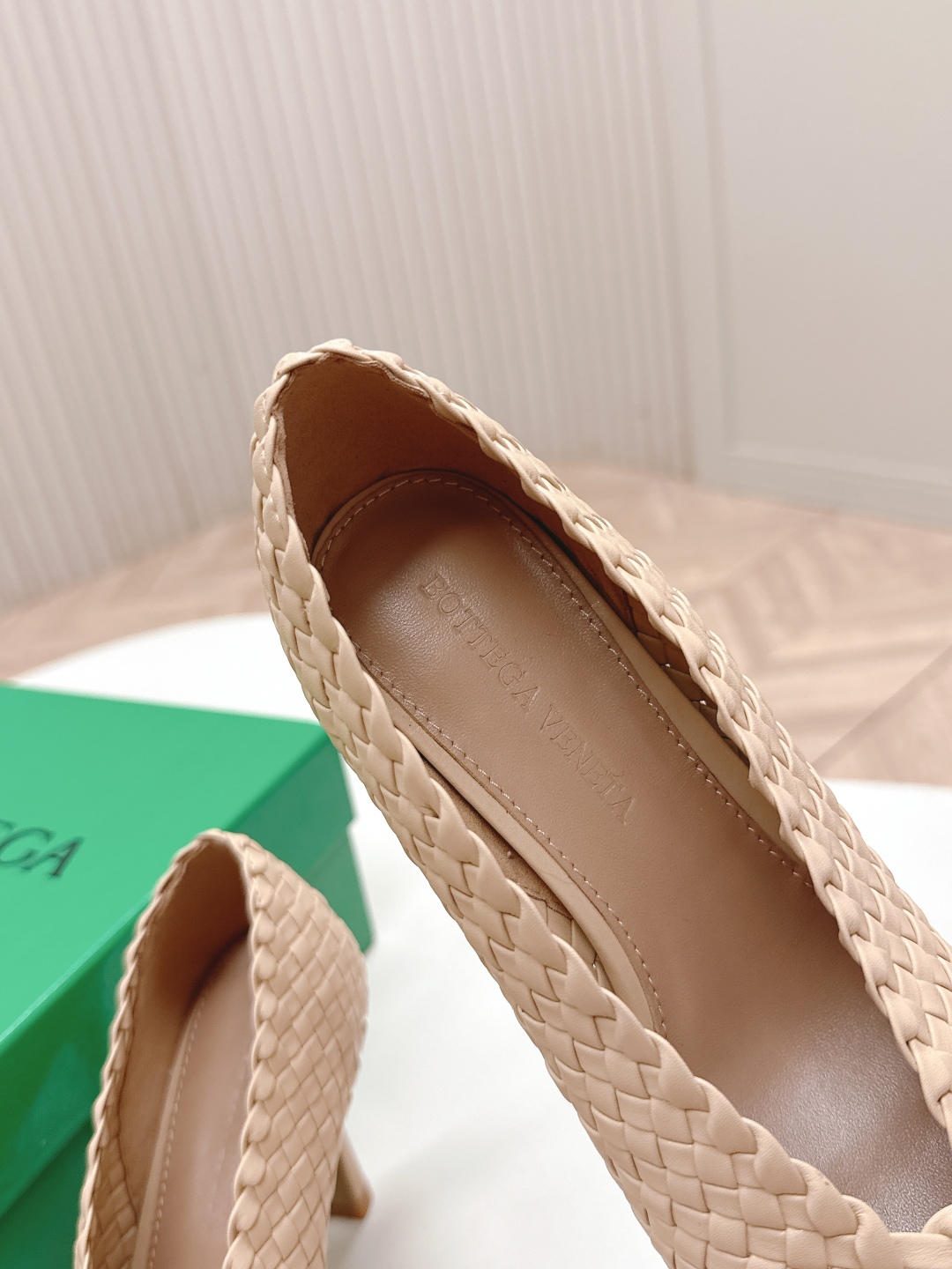 Hand-Woven Leather Shoes: BV2025 Series with Italian Leather Bottoms and High-End Comforts - 图片 8