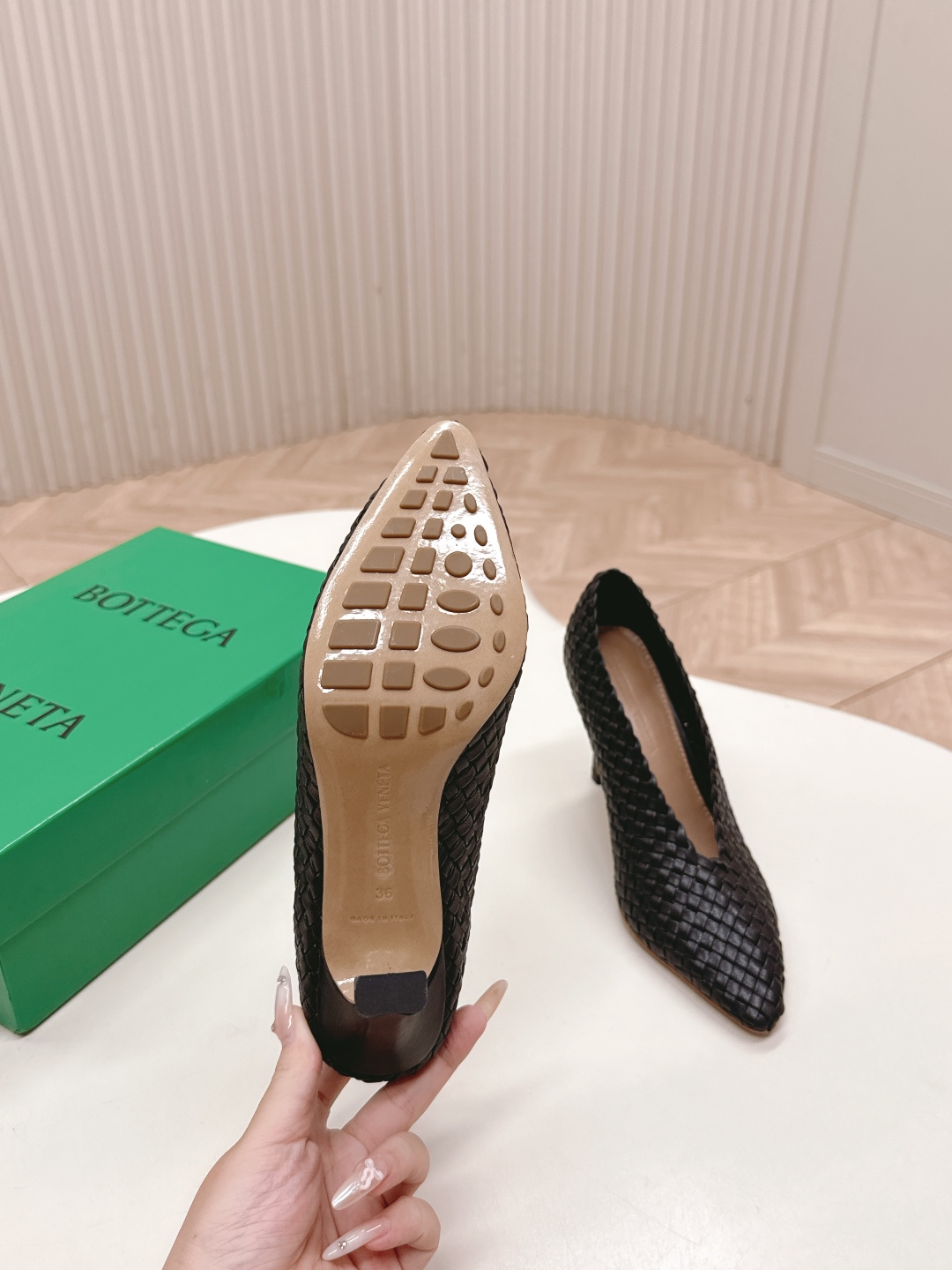 Handmade Crocheted Leather Shoes: BV2025 Series with High-End Comforts and Italian Craftsmanship - 图片 9