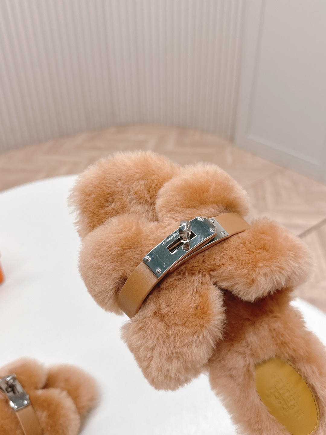 Hermès 爱马仕2025ss秋冬新款毛毛拖鞋毛毛鞋