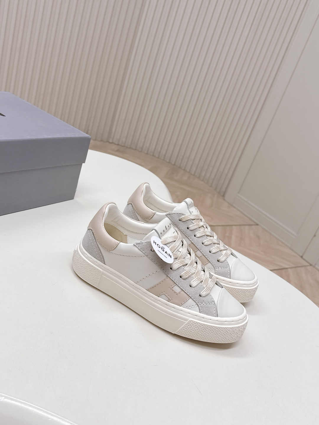 Alexander McQueen HOGAN H705 运动鞋 休闲厚底小白鞋