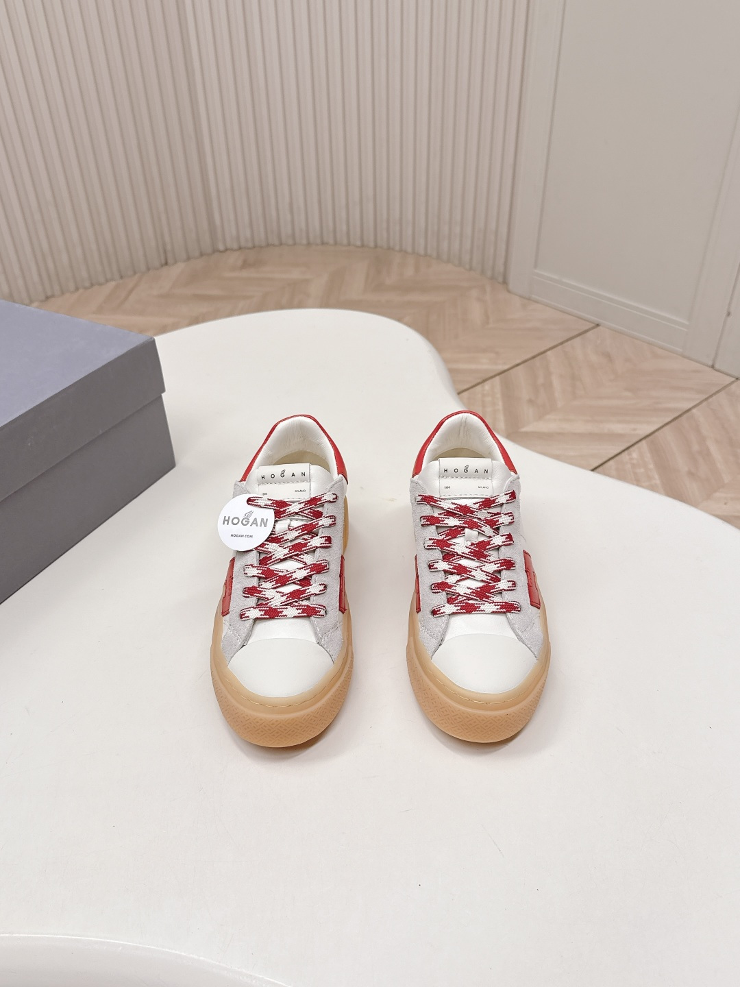 Alexander McQueen HOGAN H705 运动鞋 休闲厚底小白鞋