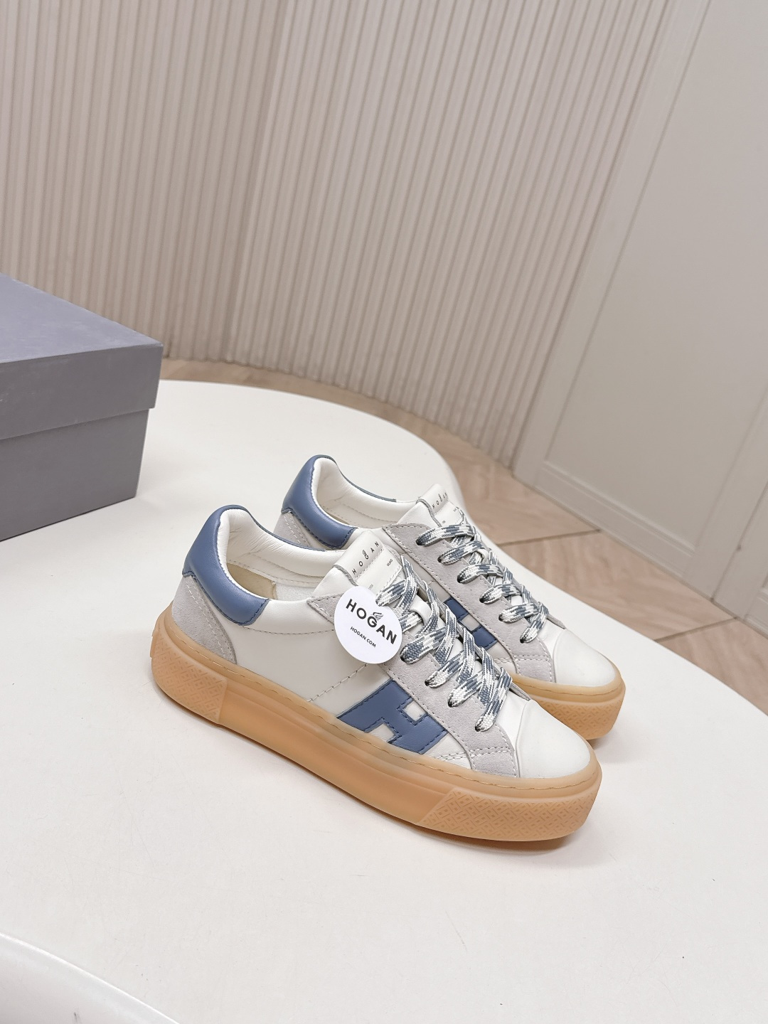 Alexander McQueen HOGAN H705 运动鞋 休闲厚底小白鞋