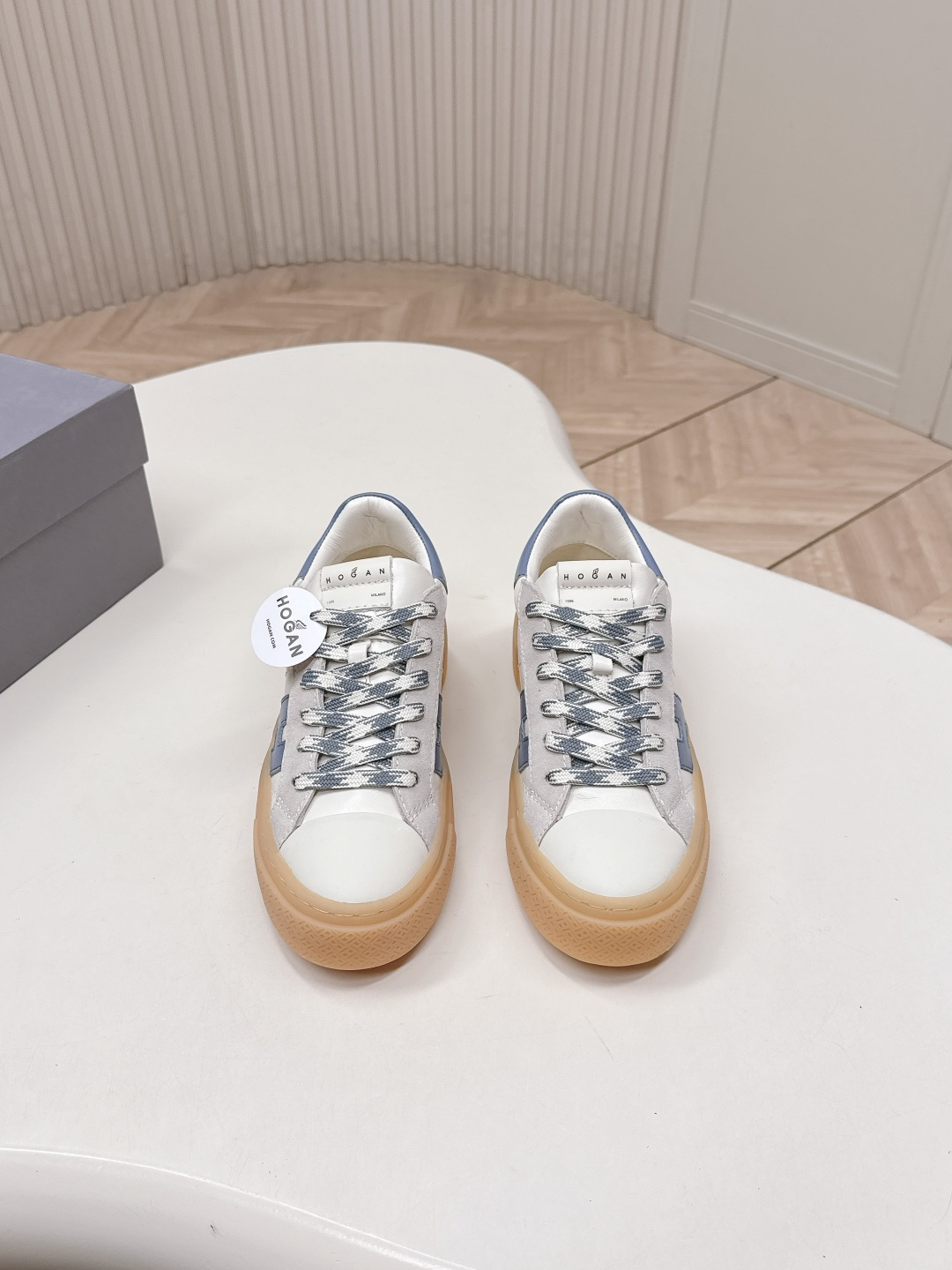 Alexander McQueen HOGAN H705 运动鞋 休闲厚底小白鞋