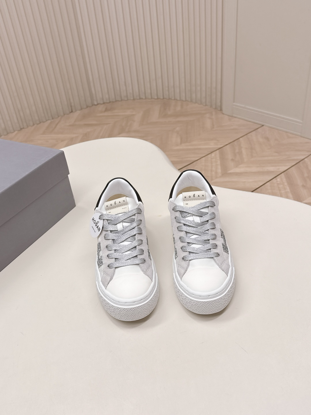 Alexander McQueen HOGAN H705 运动鞋 休闲厚底小白鞋