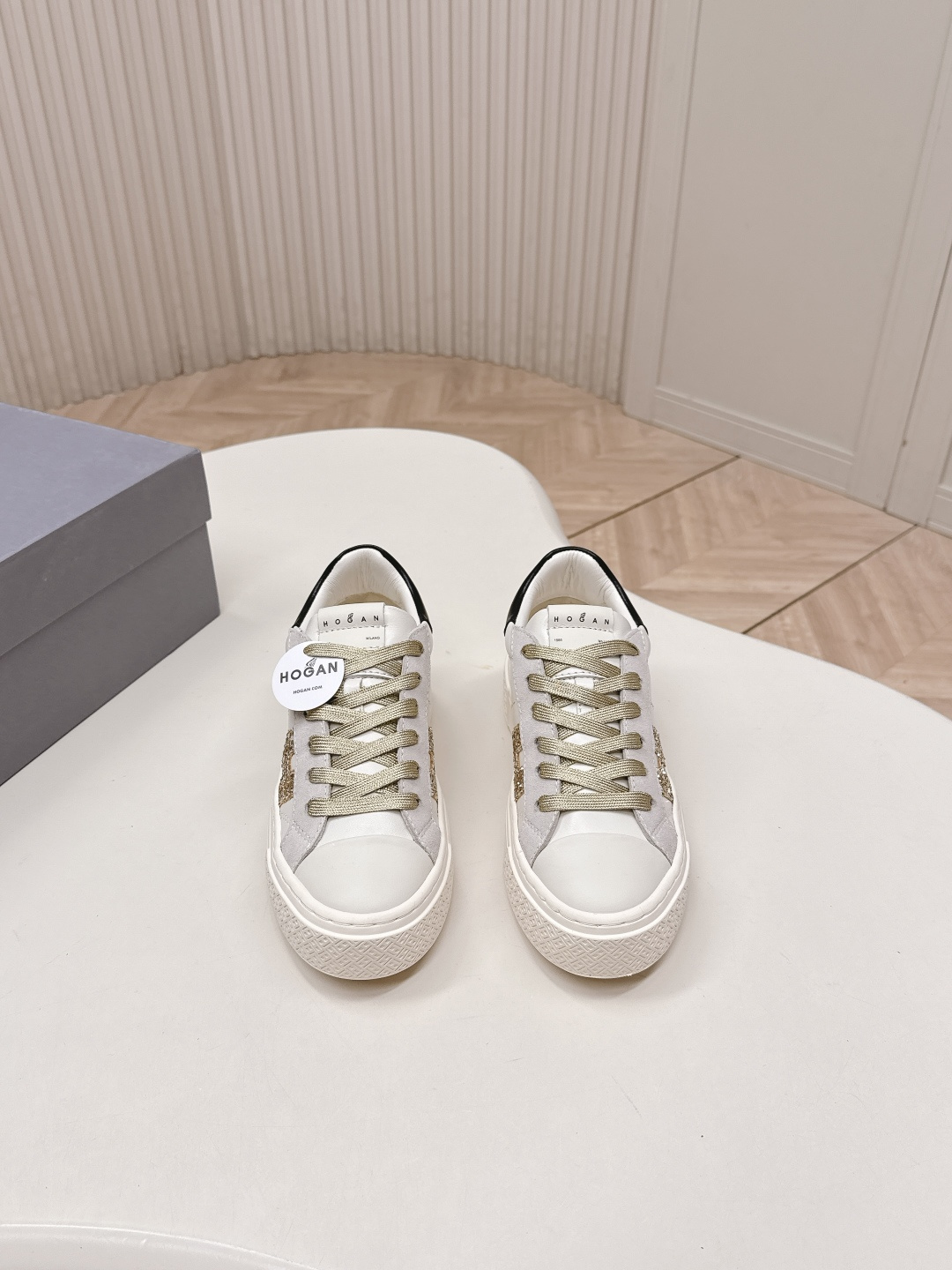 Alexander McQueen HOGAN H705 运动鞋 休闲厚底小白鞋