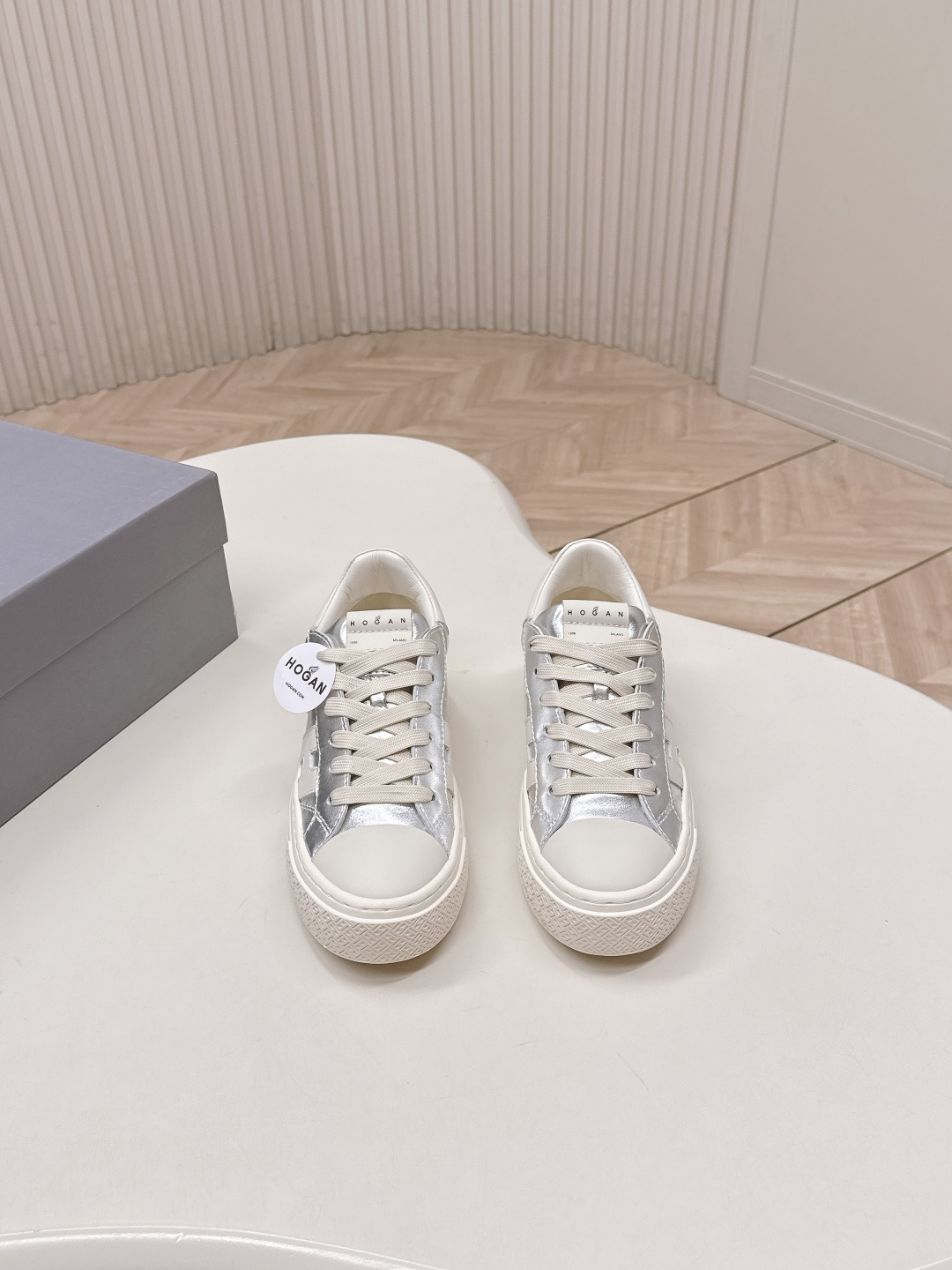 Alexander McQueen HOGAN H705 运动鞋 休闲厚底小白鞋
