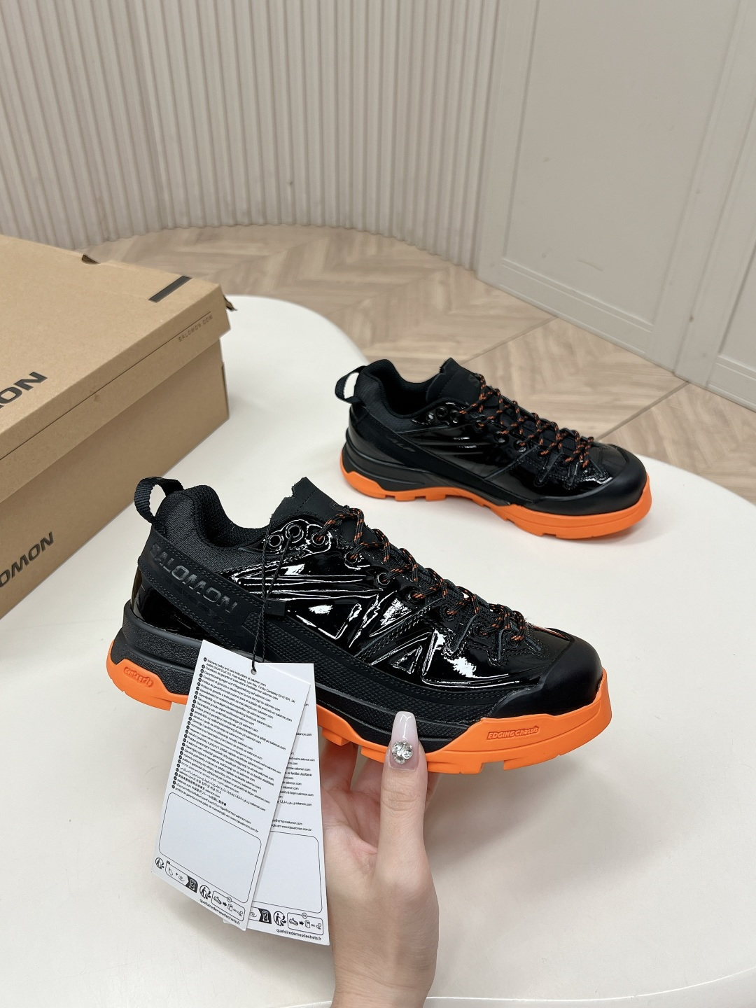情侣款 萨洛蒙  SALOMON 新款越野跑鞋运动鞋 网球鞋专为追求卓越舒适性的长距离越野跑者设计 鞋面