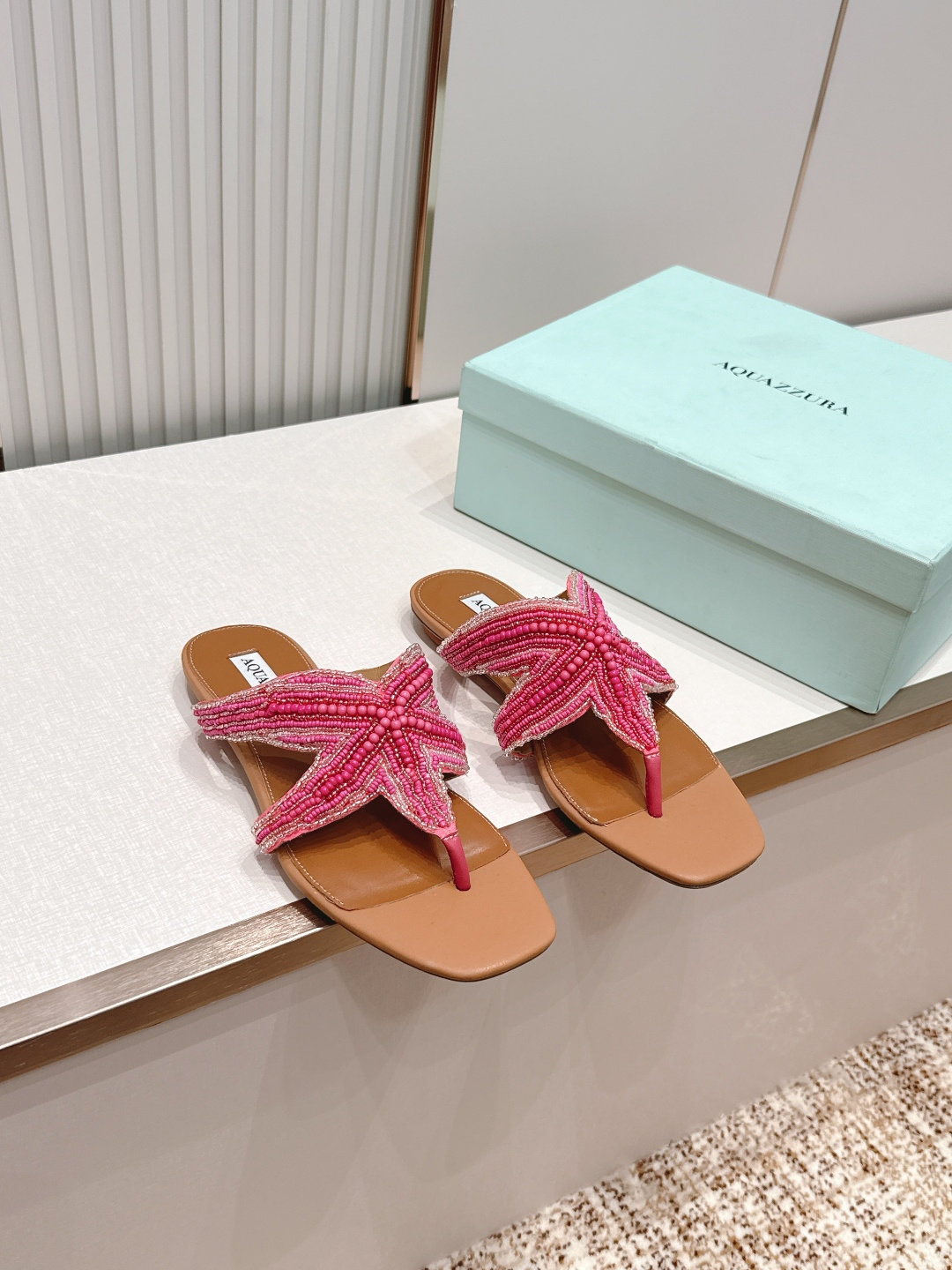 Unknown AQUAZZURA 菠萝2026凉拖鞋系列