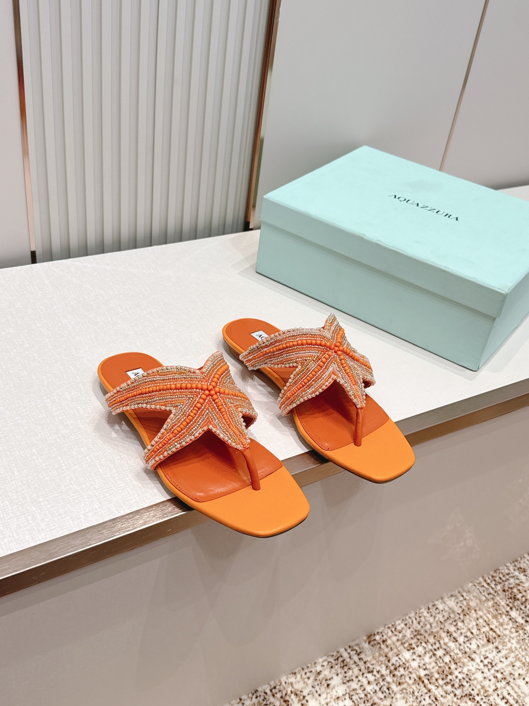 Unknown AQUAZZURA 菠萝2026凉拖鞋系列