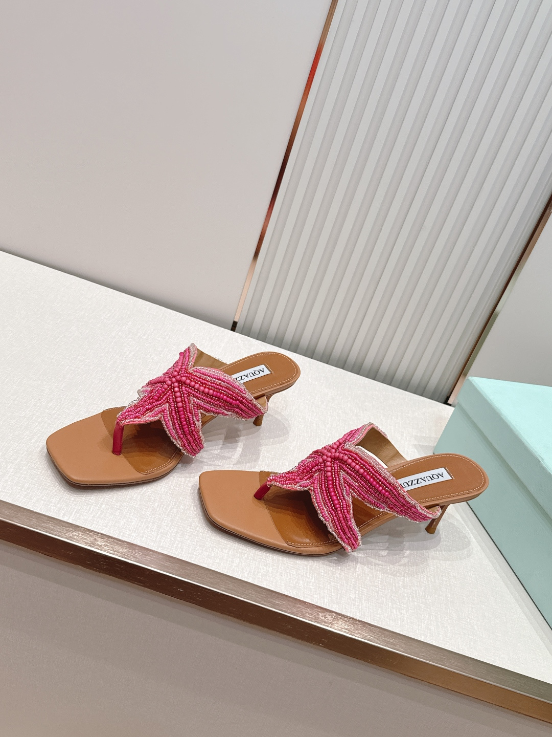Unknown AQUAZZURA 菠萝2026凉拖鞋系列