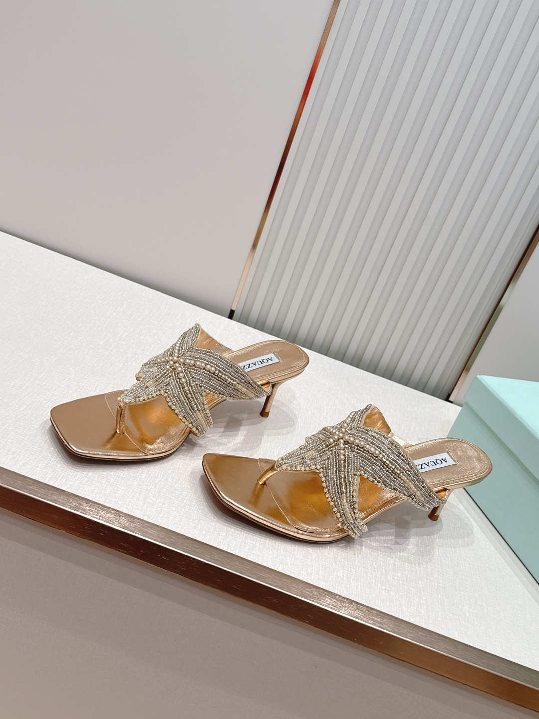 Unknown AQUAZZURA 菠萝2026凉拖鞋系列