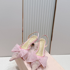 MACH & MACH 26/尖头蕾丝蝴蝶结🎀中跟凉鞋这是来自格鲁吉亚品牌 MACH & MACH 的「 MACH & MACH 26/尖头蕾丝蝴蝶结🎀中跟凉鞋这是来自格鲁吉亚品牌 MACH & MACH 的「