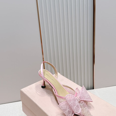 MACH & MACH 26/尖头蕾丝蝴蝶结🎀中跟凉鞋这是来自格鲁吉亚品牌 MACH & MACH 的「 MACH & MACH 26/尖头蕾丝蝴蝶结🎀中跟凉鞋这是来自格鲁吉亚品牌 MACH & MACH 的「