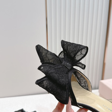 MACH & MACH 26/尖头蕾丝蝴蝶结🎀高跟凉鞋这是来自格鲁吉亚品牌 MACH & MACH 的「 MACH & MACH 26/尖头蕾丝蝴蝶结🎀高跟凉鞋这是来自格鲁吉亚品牌 MACH & MACH 的「