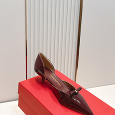 FERRAGAMO菲拉格慕🔳𝟐𝟔𝐀𝐖春夏新品蝴蝶结猫跟中空单鞋凉鞋|优雅通勤诗篇!利落尖头勾勒精致柔雅线 FERRAGAMO菲拉格慕🔳𝟐𝟔𝐀𝐖春夏新品蝴蝶结猫跟中空单鞋凉鞋|优雅通勤诗篇!利落尖头勾勒精致柔雅线