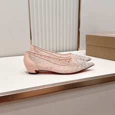 🆑 顶级版平底款 Christian Louboutin | 2026s𝐒网纱水钻尖头红底鞋💎新款网纱烫 🆑 顶级版平底款 Christian Louboutin | 2026s𝐒网纱水钻尖头红底鞋💎新款网纱烫