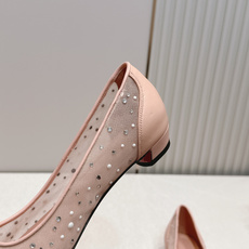 🆑 顶级版平底款 Christian Louboutin | 2026s𝐒网纱水钻尖头红底鞋💎新款网纱烫 🆑 顶级版平底款 Christian Louboutin | 2026s𝐒网纱水钻尖头红底鞋💎新款网纱烫