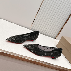 🆑 顶级版平底款 Christian Louboutin | 2026s𝐒网纱水钻尖头红底鞋💎新款网纱烫 🆑 顶级版平底款 Christian Louboutin | 2026s𝐒网纱水钻尖头红底鞋💎新款网纱烫