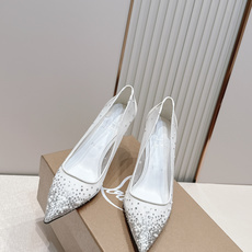 🆑 顶级版 Christian Louboutin | 2026s𝐒网纱水钻尖头红底高跟鞋💎早春新款网纱 🆑 顶级版 Christian Louboutin | 2026s𝐒网纱水钻尖头红底高跟鞋💎早春新款网纱