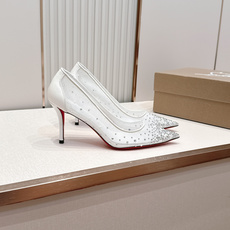 🆑 顶级版 Christian Louboutin | 2026s𝐒网纱水钻尖头红底高跟鞋💎早春新款网纱 🆑 顶级版 Christian Louboutin | 2026s𝐒网纱水钻尖头红底高跟鞋💎早春新款网纱