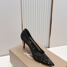 🆑 顶级版 Christian Louboutin | 2026s𝐒网纱水钻尖头红底高跟鞋💎早春新款网纱 🆑 顶级版 Christian Louboutin | 2026s𝐒网纱水钻尖头红底高跟鞋💎早春新款网纱