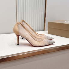 🆑 顶级版 Christian Louboutin | 2026s𝐒网纱水钻尖头红底高跟鞋💎早春新款网纱 🆑 顶级版 Christian Louboutin | 2026s𝐒网纱水钻尖头红底高跟鞋💎早春新款网纱