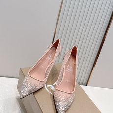 🆑 顶级版 Christian Louboutin | 2026s𝐒网纱水钻尖头红底高跟鞋💎早春新款网纱 🆑 顶级版 Christian Louboutin | 2026s𝐒网纱水钻尖头红底高跟鞋💎早春新款网纱