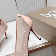🆑 顶级版 Christian Louboutin | 2026s𝐒网纱水钻尖头红底高跟鞋💎早春新款网纱 🆑 顶级版 Christian Louboutin | 2026s𝐒网纱水钻尖头红底高跟鞋💎早春新款网纱