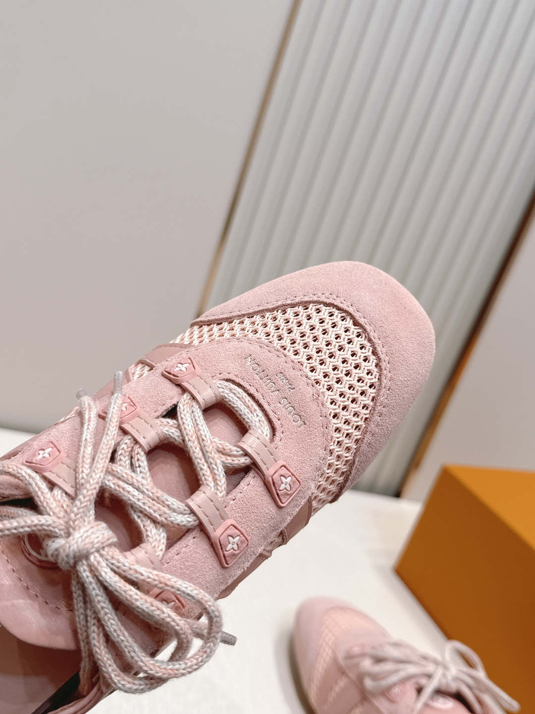 顶级版本： 半拖款Louis Vuitton路易威登驴牌春夏Sneakerina系列 芭蕾运动鞋 德训鞋