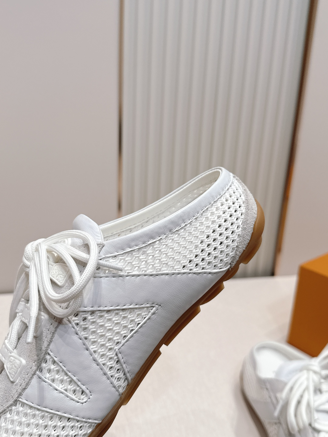 顶级版本： 半拖款Louis Vuitton路易威登驴牌春夏Sneakerina系列 芭蕾运动鞋 德训鞋