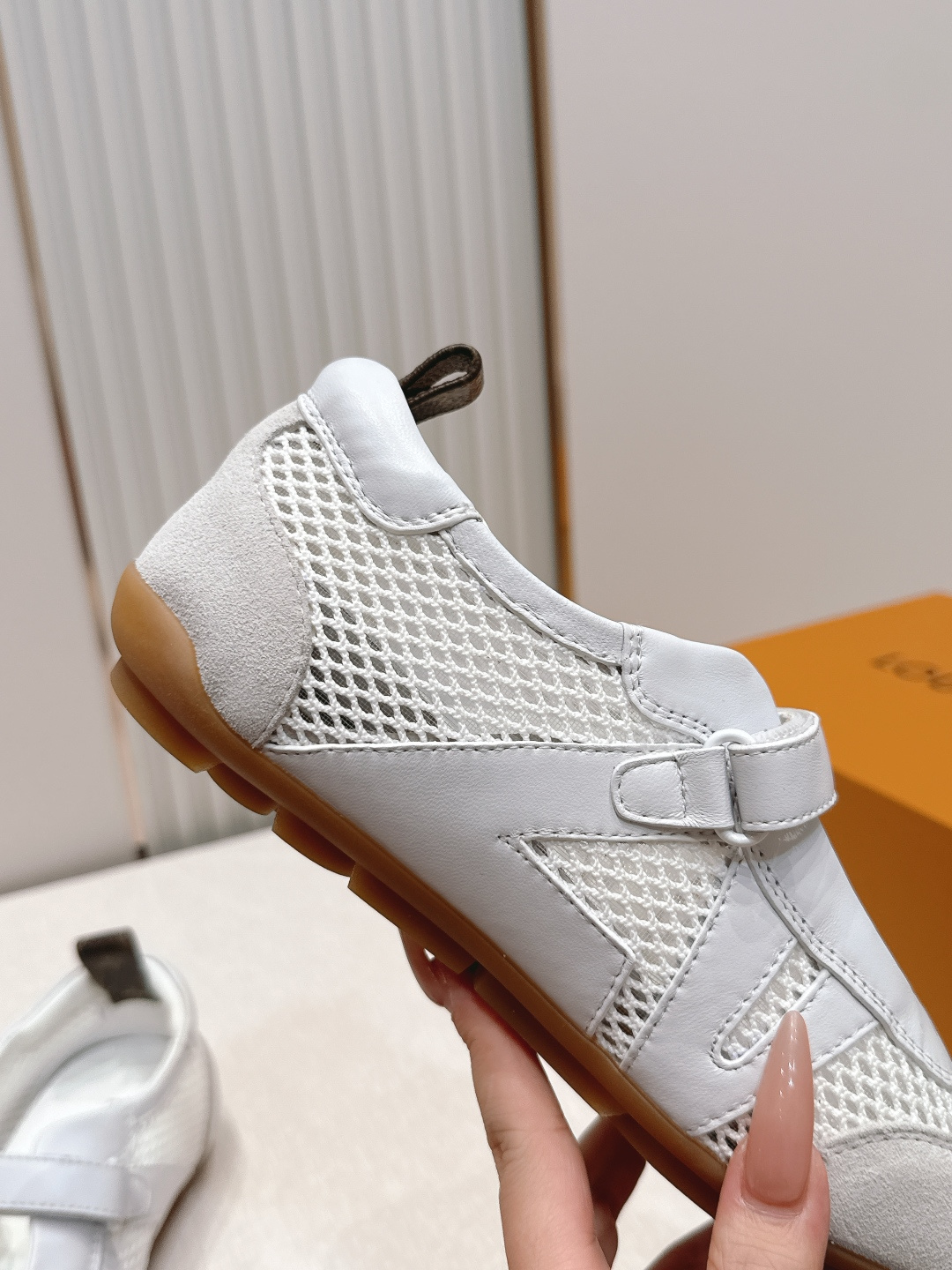 顶级版本： Louis Vuitton路易威登驴牌春夏Sneakerina系列 芭蕾运动鞋 德训鞋 平底