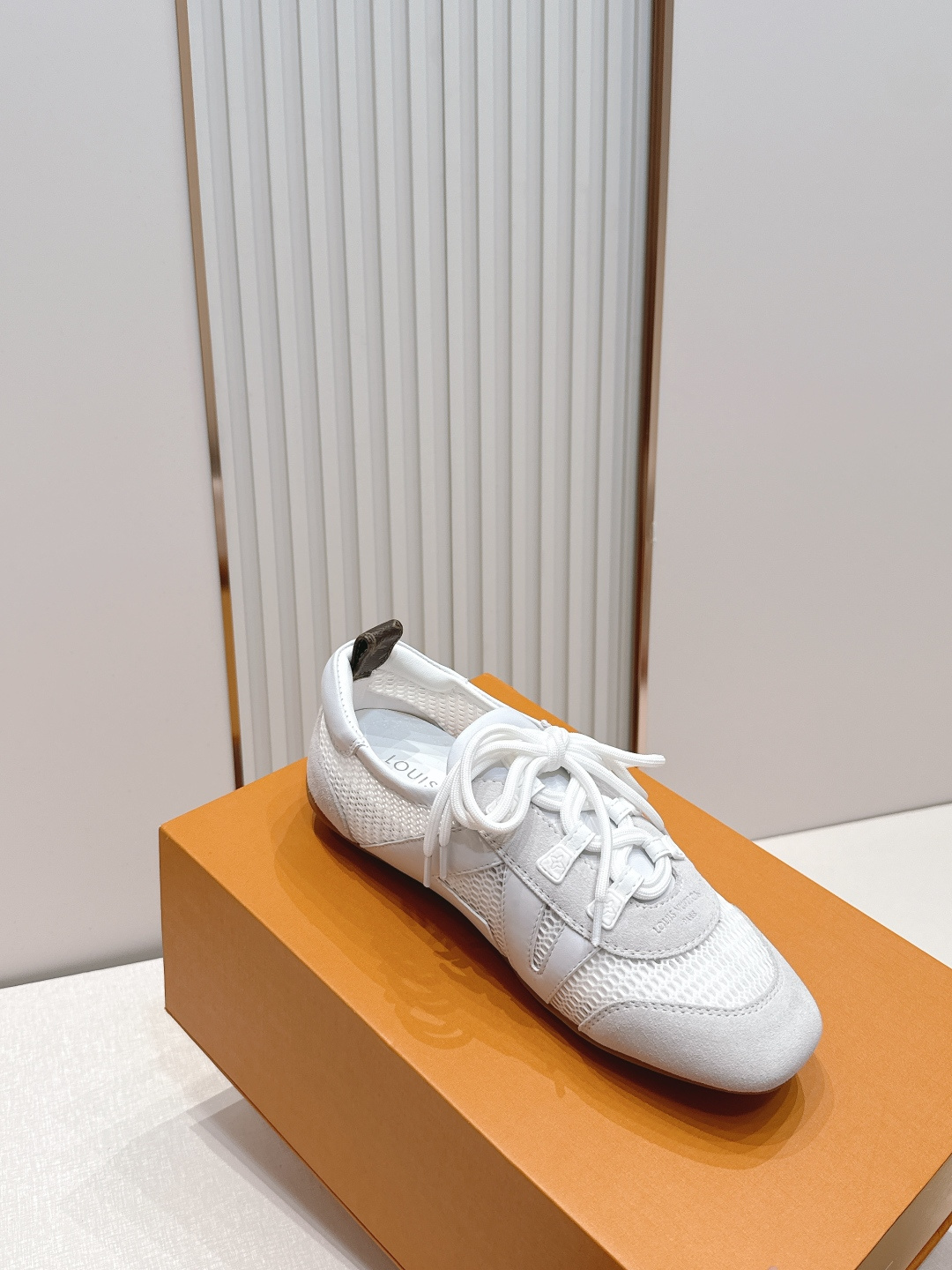 顶级版本： 半拖款Louis Vuitton路易威登驴牌春夏Sneakerina系列 芭蕾运动鞋 德训鞋