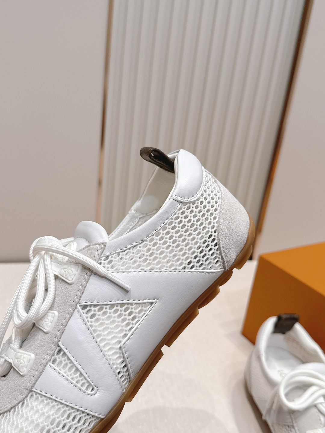 顶级版本： 半拖款Louis Vuitton路易威登驴牌春夏Sneakerina系列 芭蕾运动鞋 德训鞋
