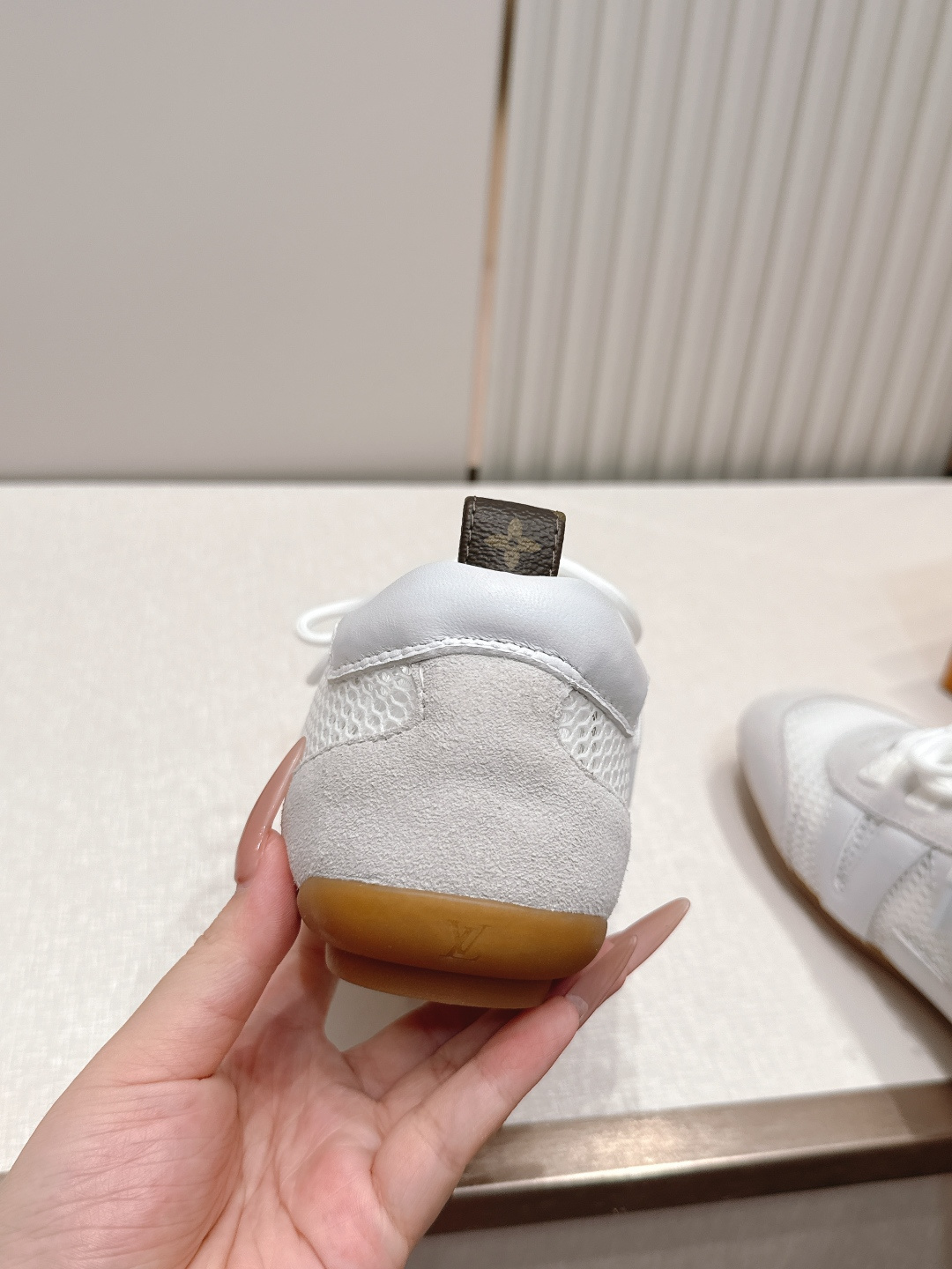 顶级版本： 半拖款Louis Vuitton路易威登驴牌春夏Sneakerina系列 芭蕾运动鞋 德训鞋