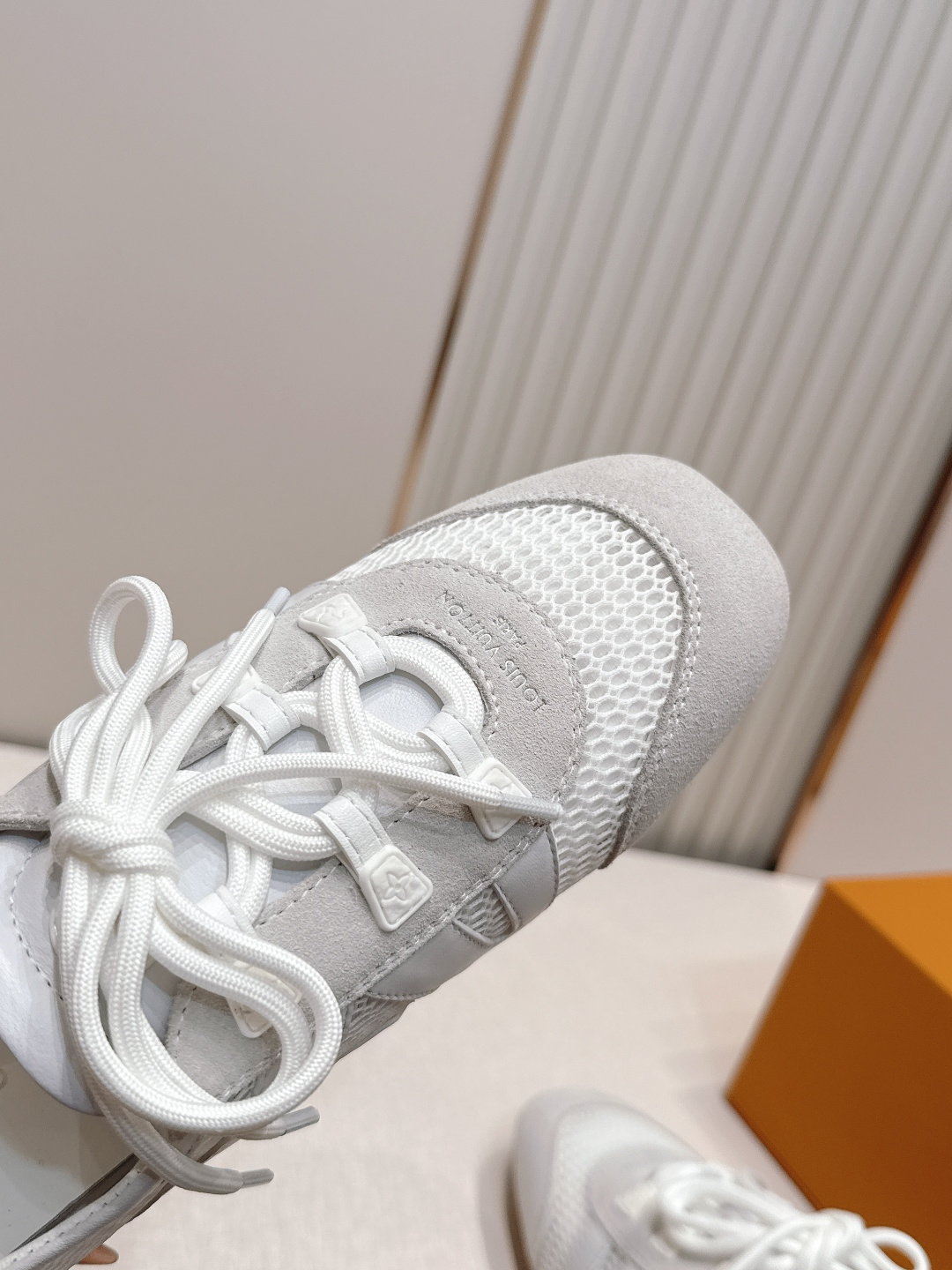 顶级版本： 半拖款Louis Vuitton路易威登驴牌春夏Sneakerina系列 芭蕾运动鞋 德训鞋