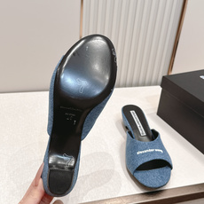 Alexander Wang26亚历山大王ss夏季新款中跟拖鞋夏日炸街神器,随性,经典版型,自带酷飒质感 Alexander Wang26亚历山大王ss夏季新款中跟拖鞋夏日炸街神器,随性,经典版型,自带酷飒质感
