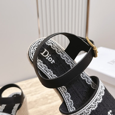 26ss春夏新款Dior 迪奥 J'Adior饰带坡跟凉凉鞋经典CD字母织带蝴蝶结方头厚底拖鞋草编麻绳底 26ss春夏新款Dior 迪奥 J'Adior饰带坡跟凉凉鞋经典CD字母织带蝴蝶结方头厚底拖鞋草编麻绳底