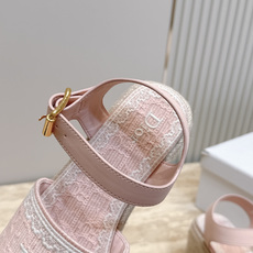 26ss春夏新款Dior 迪奥 J'Adior饰带坡跟凉凉鞋经典CD字母织带蝴蝶结方头厚底拖鞋草编麻绳底 26ss春夏新款Dior 迪奥 J'Adior饰带坡跟凉凉鞋经典CD字母织带蝴蝶结方头厚底拖鞋草编麻绳底