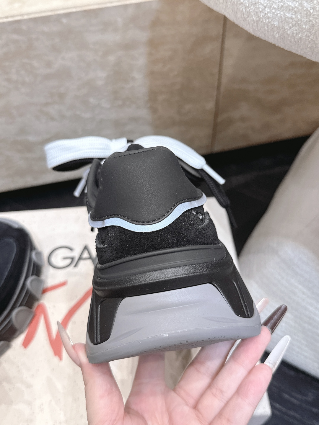 女款DOLCE & GABBANA 杜嘉班纳 26vs早秋新款休闲系列…【拼色厚底休闲鞋】原版1:1定制