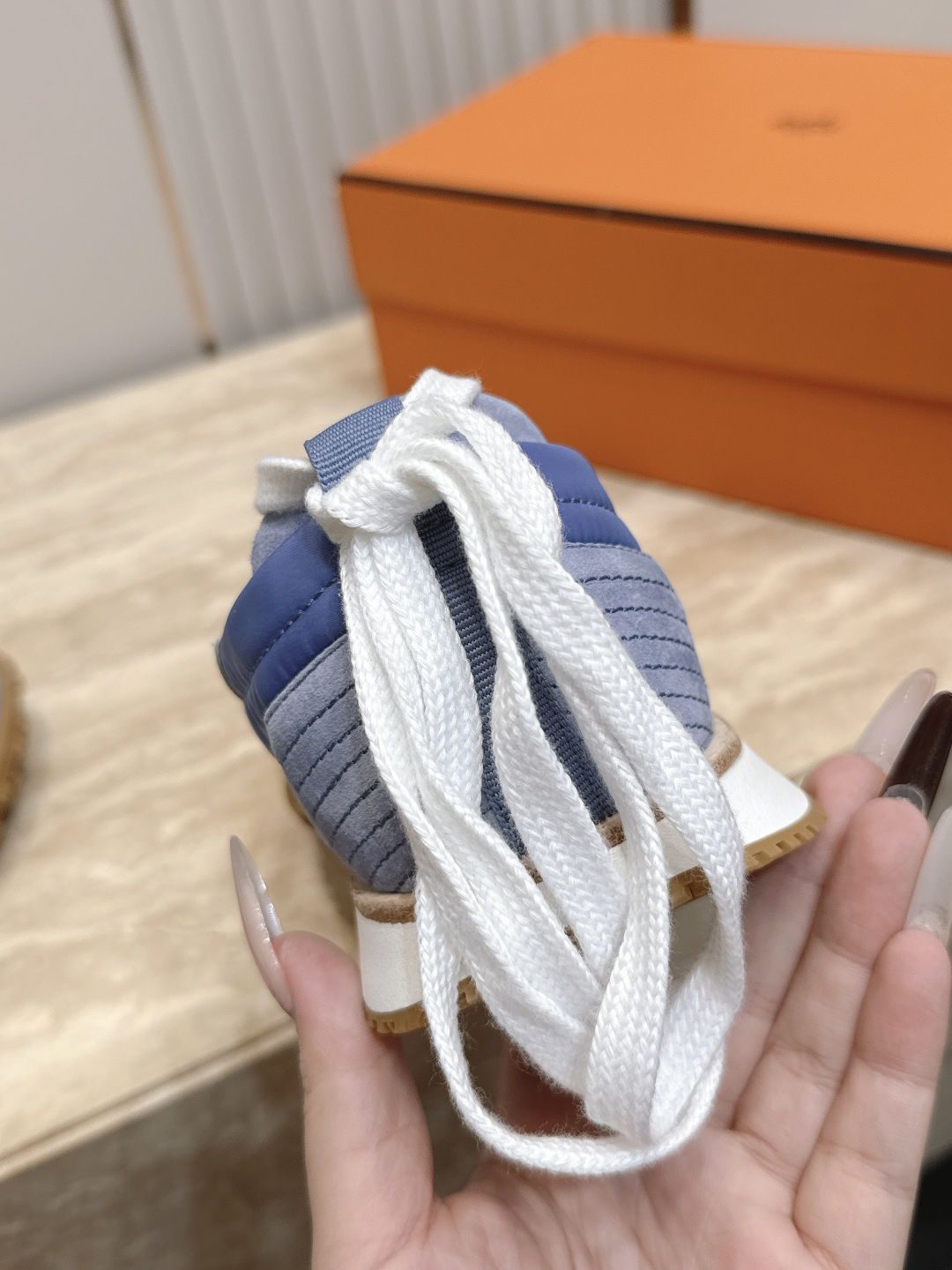 顶级版本 后系带款   Hermes 爱马仕 2026 新款Jet休闲运动鞋德训鞋 全色系！！！！工艺极