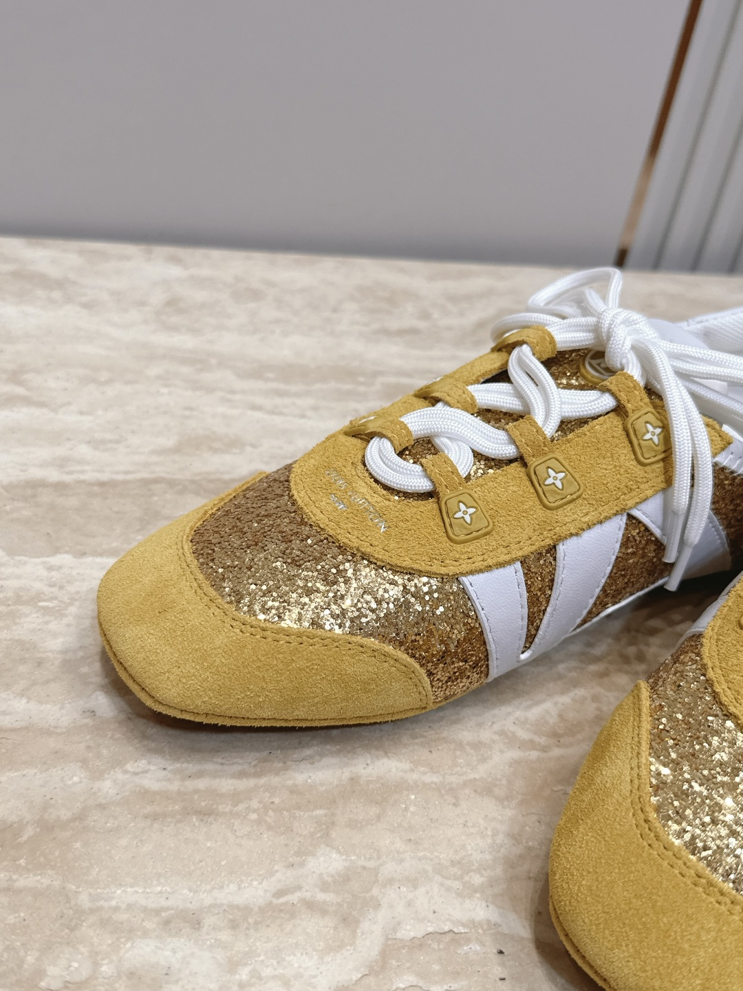 Louis Vuitton路易威登驴牌春夏Sneakerina系列 芭蕾运动鞋 德训鞋 平底鞋  原版三对购入开发完美复