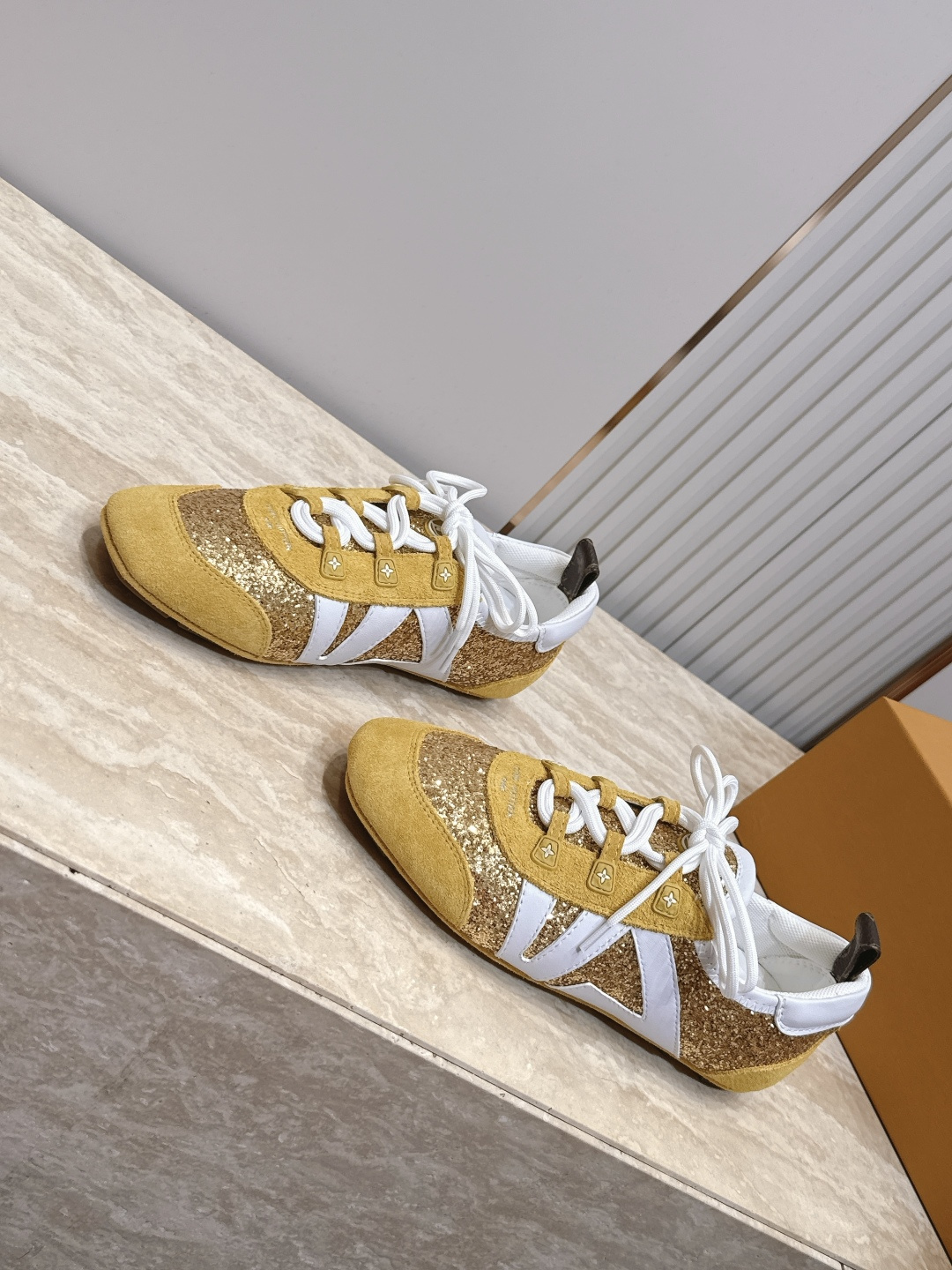 Louis Vuitton路易威登驴牌春夏Sneakerina系列 芭蕾运动鞋 德训鞋 平底鞋  原版三对购入开发完美复