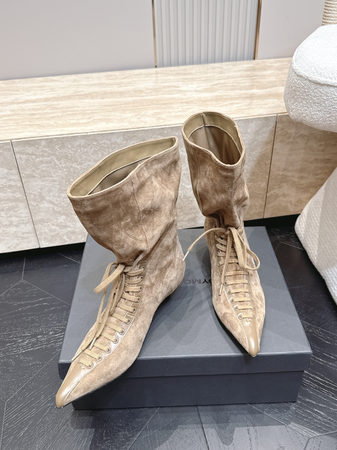 DYMALNOTPY ❥ 2026vs早秋最新尖头绑带中靴女巫靴 黑暗料理，DYMALNOTPY一直热度不减✔️尖头猫跟