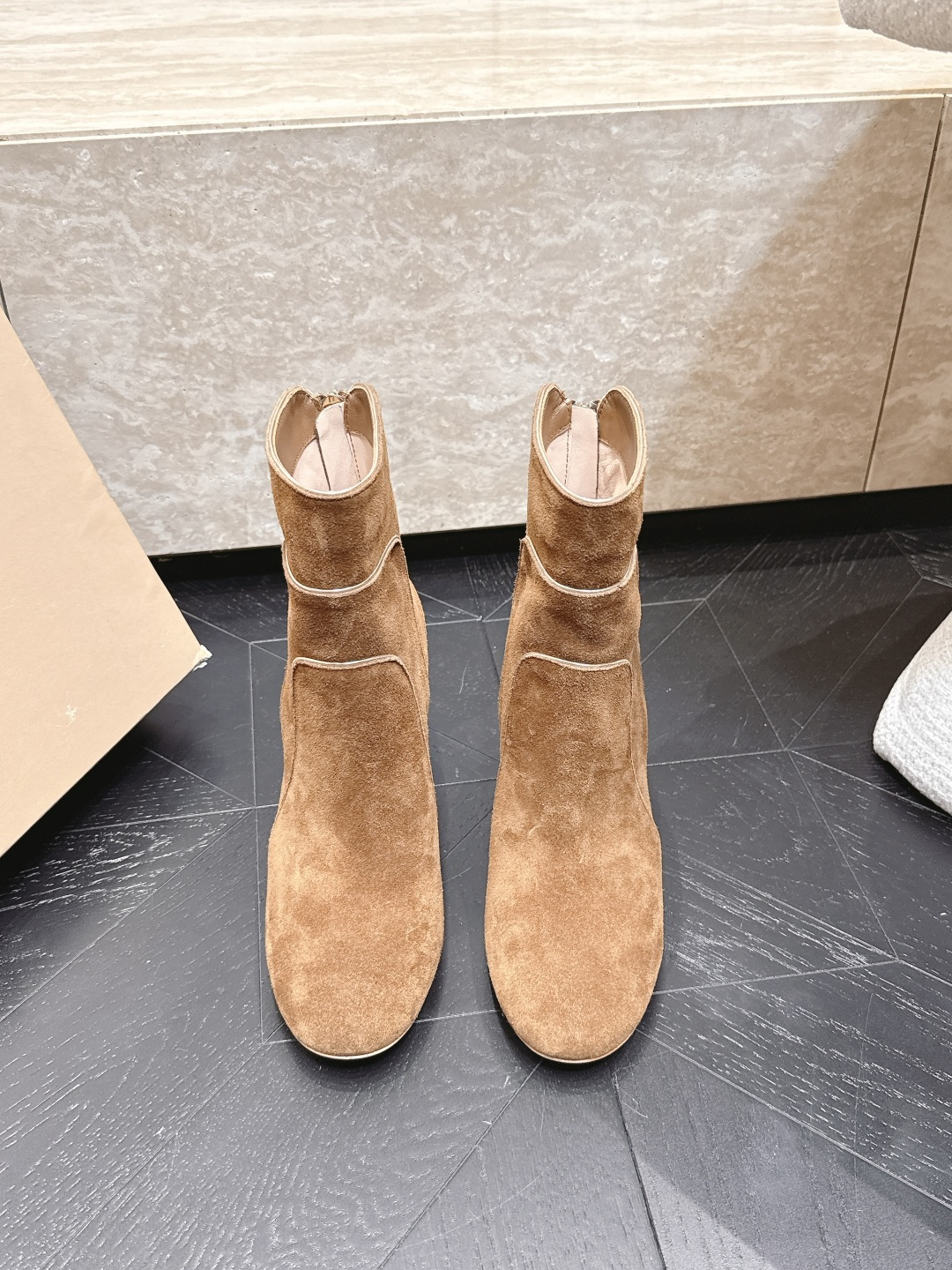 Givenchy Panel Block Heel Ankle Boots