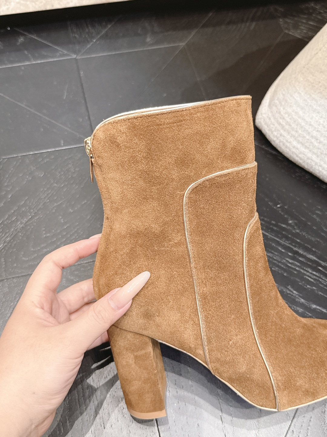 Givenchy Panel Block Heel Ankle Boots